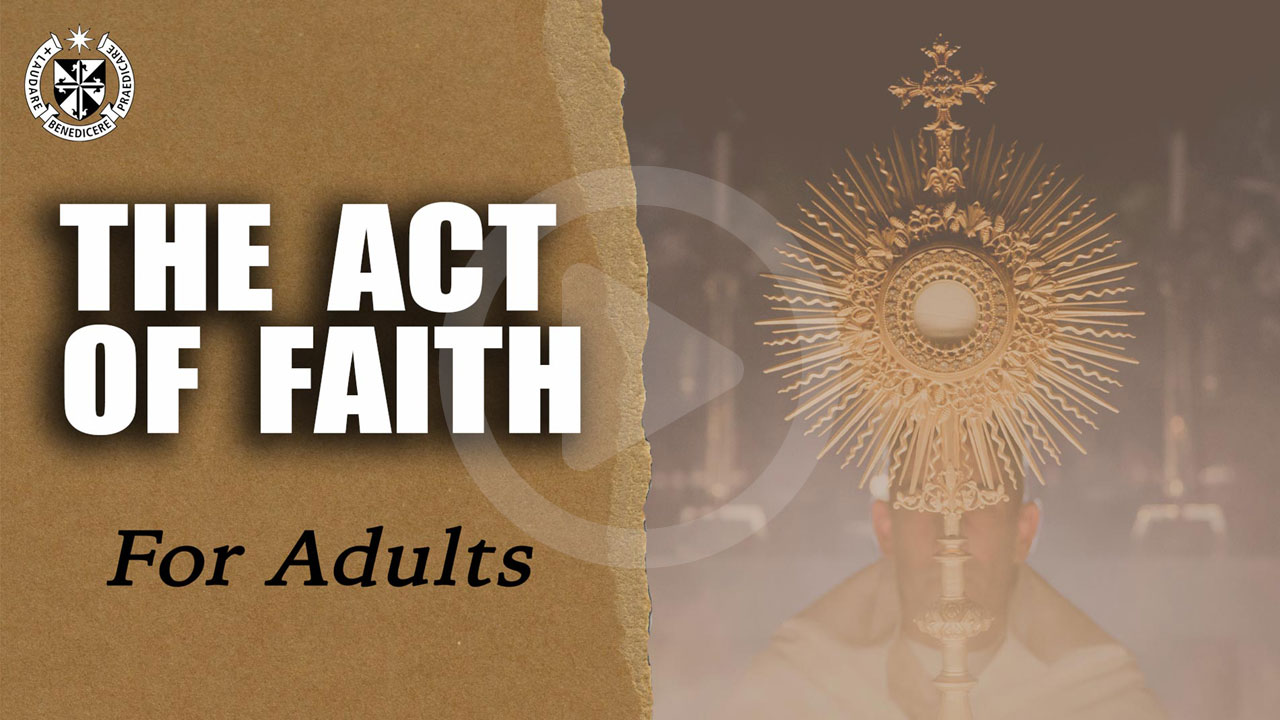 The Act of Faith - Adults 